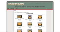Desktop Screenshot of deuce45s.com